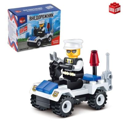 Конструктор Полиция «Внедорожник», 27 деталей № SL-7564 1426834