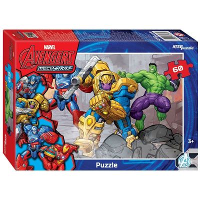 Пазлы 60 «Avengers MECH Strike» (Marvel) 81234 УТМ01368360 (Китай) UT
