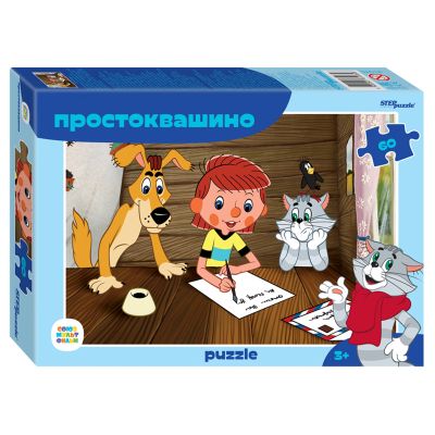 Пазлы 60 «Простоквашино (new)» (С/м) 81035 УТМ01320906 (Китай) UT