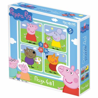 Пазлы 4 в 1 МИКС 5989 (Оригами)