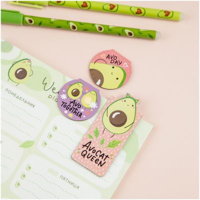 Закладки магнитные для книг, 3шт., MESHU «Avocat» MS_46713