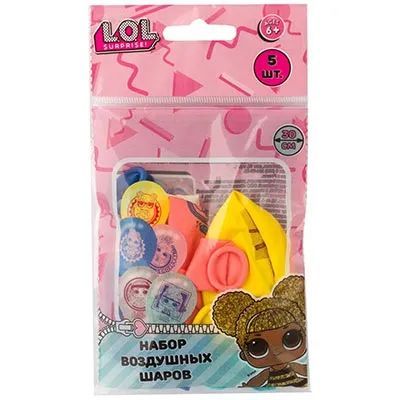 Воздушные шарики «L.O.L. Surprise!» 30 см, 5 шт. 300731