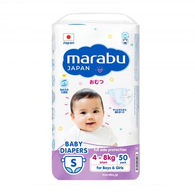 MARABU Подгузники S (4-8 кг) 50шт 1/4