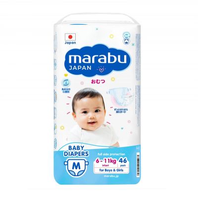 MARABU Подгузники M(6-11 кг) 46шт 1/4