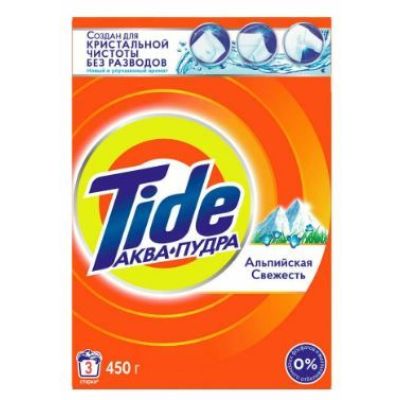 TIDE Авт СМС порошк. Альпийская свежесть 450г 1/11