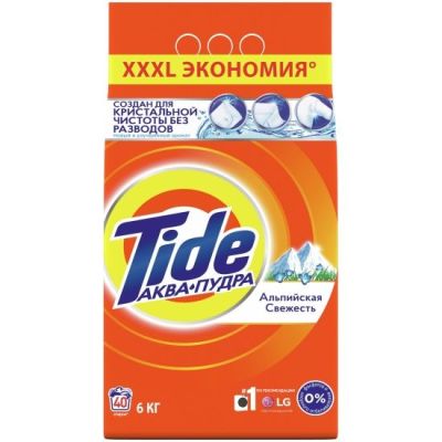 TIDE Авт СМС порошк. Альпийская свежесть 6кг