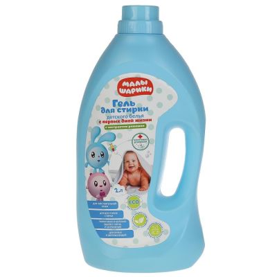 МАЛЫШАРИКИ Гель д/стирки детского белья, 2 л.