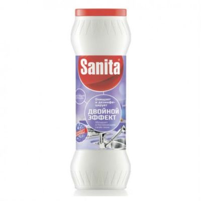 Sanita порошок чистящий Двойной эффект 400г 1/20 1794