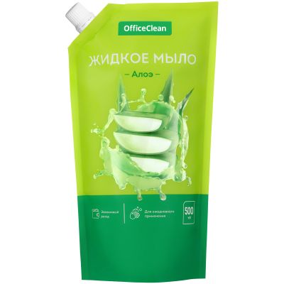 OfficeClean Мыло жидкое «Алоэ», дой-пак, 500мл 359430