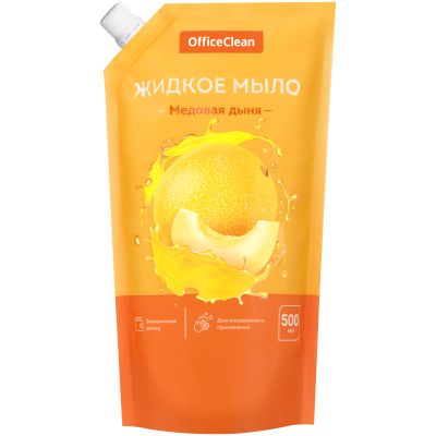 OfficeClean Мыло жидкое «Медовая дыня», дой-пак, 500мл 359433