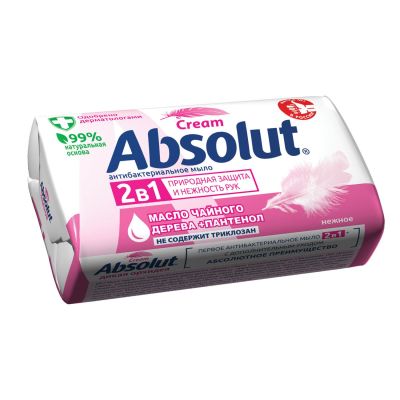 Мыло «Absolut 2 в 1» нежное  90г  6/72