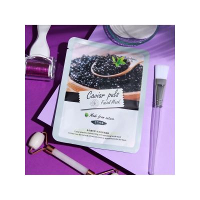 Маска тканевая увлажняющая для лица с экстрактом  икры   5197431