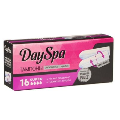 Тампоны «Day Spa» Super, 16 шт. 1242874