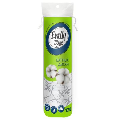 Emily STYLE Ватные диски 120шт С0006518 1/35