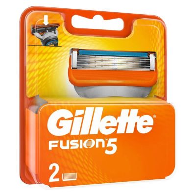 GILLETTE FUSION Cменные кассеты для бритья 2шт 1/20