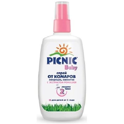 Picnic Baby Спрей от комаров 120мл 1\12
