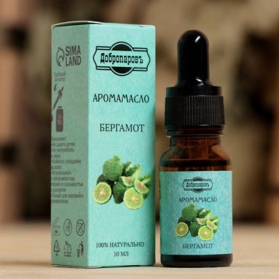 Эфирное масло «Бергамот», удобный дозатор, 10мл, «Добропаровъ» 7321996