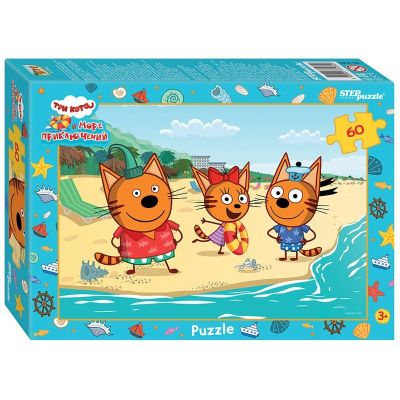 Пазлы 60 «Три кота (new 1)» (АО «СТС») 81235