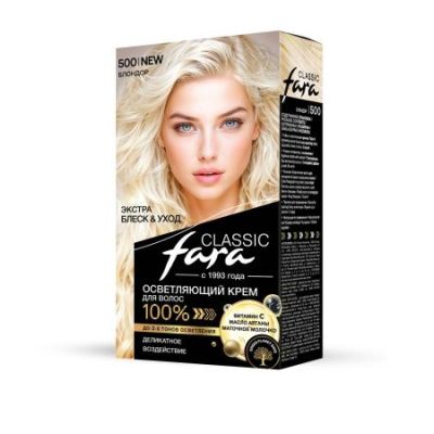 Крем-краска для волос Fara Classic 500 блондор
