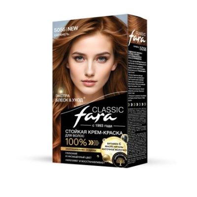 Крем-краска для волос Fara Classic 505б карамель