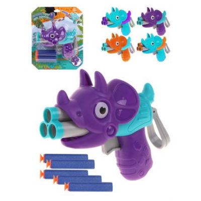 Бластер, в комплекте: мягкие пули 5шт., коробка 201140027