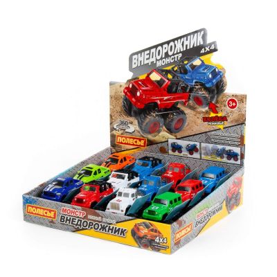 ПОЛЕСЬЕ «Монстр ВНЕДОРОЖНИК», автомобиль инерционный (дисплей) 79466