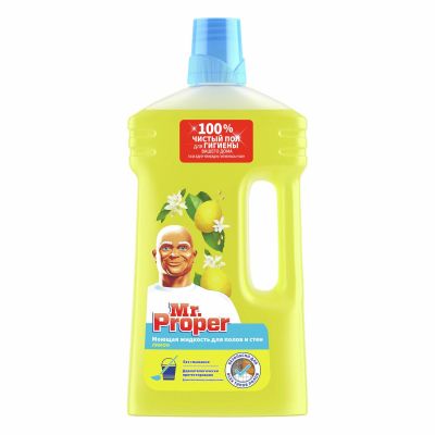 MR PROPER Моющая жидкость для полов и стен Лимон 1л