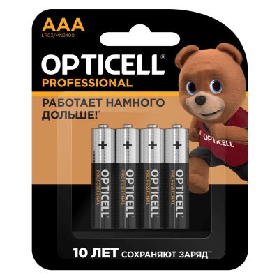 OPTICELL PROFESSIONAL Батарейки AAA 4шт