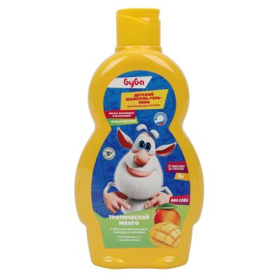 БУБА Шампунь-гель-пена экс ромашки,лаванды,алоэ Вера,троп МИКС,400мл 98516-BUBA