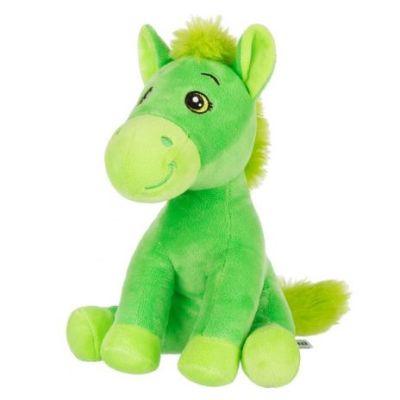 Игрушка мягконабивная Лошадка зеленая, 19 см, RL25013-19