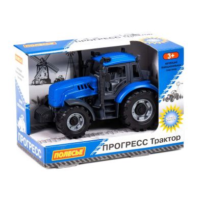 ПОЛЕСЬЕ Трактор «Прогресс» инерционный (синий) (в коробке) 91215