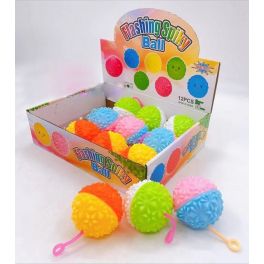 Мяч-антистресс (12 шт. в наборе), световые эффекты, диаметр 7,5 см, в/к 30*22,5*8 см IT110064