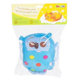 Игрушка погремушка-прорезыватель Mioshi «Добрый филин» (24 см) MIO0302-046
