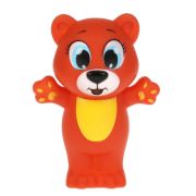Игрушка для ванны мишка 9 см, в сетке, КАПИТОШКА в YF-03-2021 (Китай) SB 313296