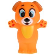 Игрушка для ванны собачка 9 см, в сетке, КАПИТОШКА YF-04-2021 (Китай) SB 313297