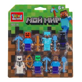 Конструктор фигурки мой мир -6 шт. 18118-ZH