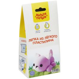 Набор для лепки из легкого пластилина Мульти-Пульти «Котенок»