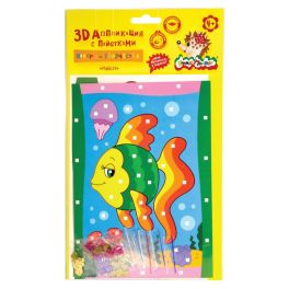 Набор для творчества с пайетками «Рыбки» А5, 4+ НПРКМ УТМ01244785 (Россия)