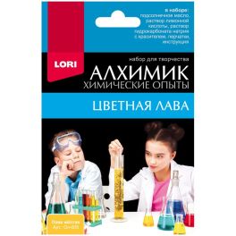 Химические опыты. Лава желтая УТМ01238287 Оп-005