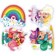 Пазлы мягкие для малышей ФЕЯ И ЕДИНОРОГИ (изолон) (Арт. П-5806) П-5806/РК