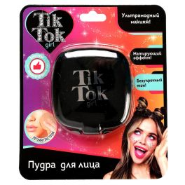 Пудра компактная, цвет бежевый, тон 03 TIK TOK GIRL в кор.18*12шт CP61639TTG 327243 (Китай) SB