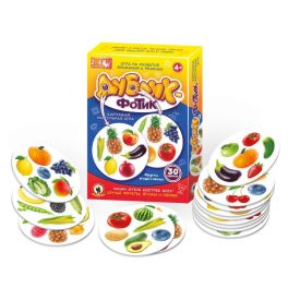 Дублик-фотик «Фрукты и овощи» (30 карточек) 53427 2487 (Россия) RS