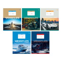 Тетрадь 24л., клетка BG «Vehicles», эконом Т5ск24 12046