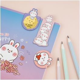 Закладки магнитные для книг, 3шт., MESHU «Bubble bunny» MS_46743 (Россия) R