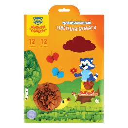 Набор бумаги крепированной 12цв 12л Мульти-Пульти (Россия) 3733743
