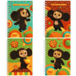 Записная книжка А6 80л. на гребне Мульти-Пульти «Чебурашка» Зк6к80гр_53122 (Россия) RL