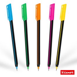 Ручка шариковая Luxor «Stick Soft Touch» синяя, 0,7мм, корпус ассорти 19700/50BX 314471