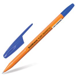 Ручка шариковая синяя R-301 Orange Stick узел 0,7 43194 (ER KR) 2288910