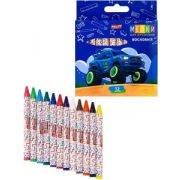 TM «Profit»Набор восковых мелков для дет.твор. ДЖИП (ШМ-4519),12цв в к/к с подв,кратно 48