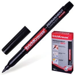 Маркер перманентный ErichKrause P-100, 0.5-1,2 мм, 12841 чернила на спиртовой основе, светостойкие и